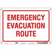 Safety Sign 7 in x 10 in Aluminum