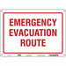 Safety Sign 10 in x 14 in Aluminum