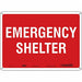 Safety Sign 10 in x 14 in Aluminum