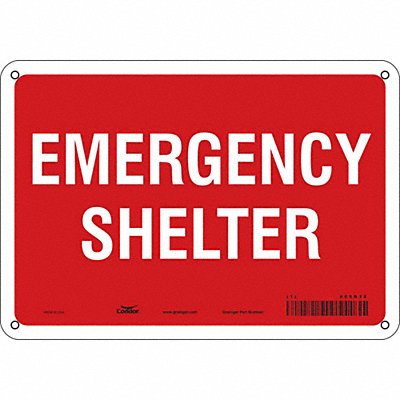 Safety Sign 7 in x 10 in Polyethylene