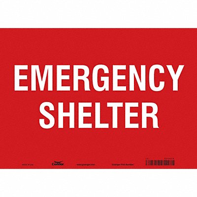 Safety Sign 10 in x 14 in Vinyl