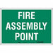 Safety Sign 14 in x 20 in Aluminum