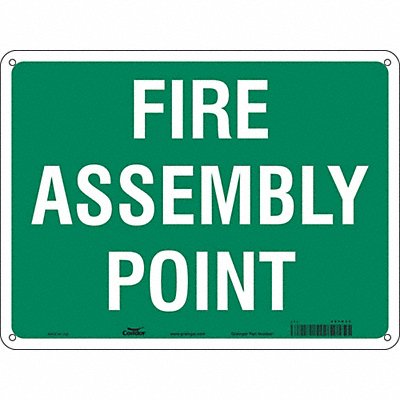 Safety Sign 18 in x 24 in Aluminum