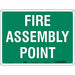 Safety Sign 18 in x 24 in Polyethylene
