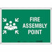 Safety Sign 14 in x 20 in Polyethylene