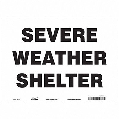 Safety Sign 10 in x 14 in Vinyl