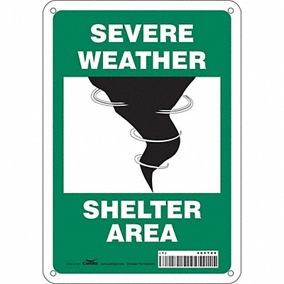 Safety Sign 10 in x 7 in Vinyl