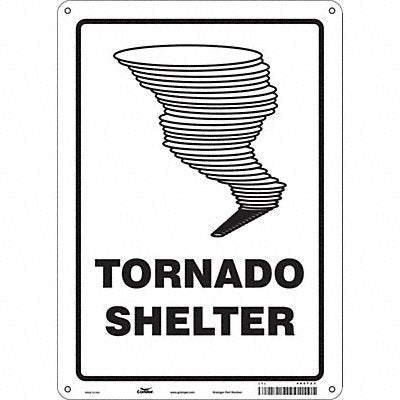 Safety Sign 14 in x 10 in Polyethylene