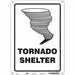 Safety Sign 14 in x 10 in Polyethylene