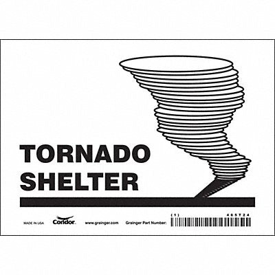 Safety Sign 5 in x 7 in Vinyl