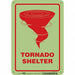 Safety Sign 10 in x 7 in Polyethylene
