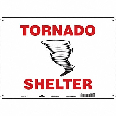 Safety Sign 14 in x 20 in Polyethylene