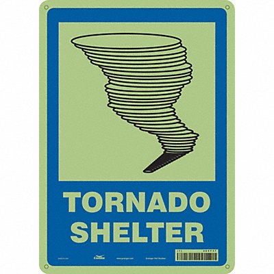 Safety Sign 14 in x 10 in Aluminum