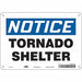 Safety Sign 7 in x 10 in Aluminum
