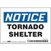 Safety Sign 3 1/2 in x 5 in Vinyl