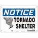 Safety Sign 7 in x 10 in Polyethylene