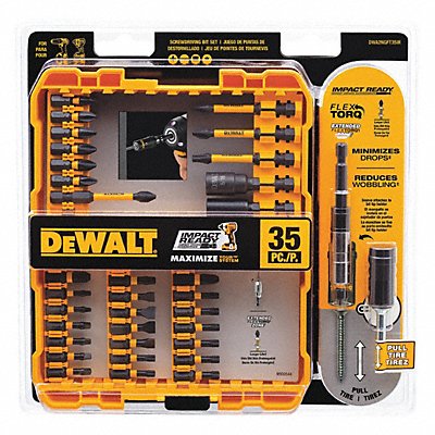 Screwdriver Bit Set Steel 35 pcs.