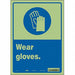 Safety Sign 14 inx10 in Glow Vinyl