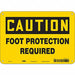 Safety Sign 7 in x 10 in Aluminum