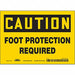 Safety Sign 5 inx7 in Vinyl