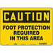 Safety Sign 10 in x 14 in Aluminum
