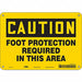 Safety Sign 7 inx10 in Polyethylene