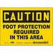 Safety Sign 5 in x 7 in Vinyl