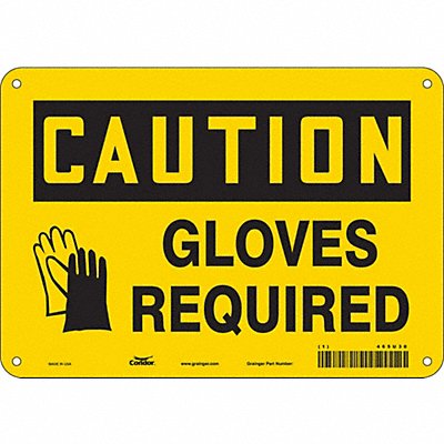 K0413 Safety Sign 7 in x 10 in Aluminum