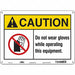 K0420 Safety Sign 10 in x 14 in Aluminum