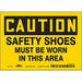 K0424 Safety Sign 5 in x 7 in Vinyl