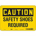 Safety Sign 7 inx10 in Polyethylene