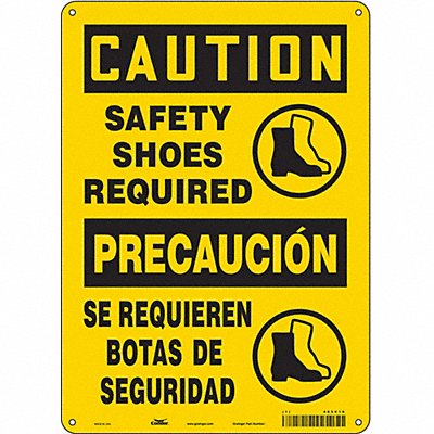 Safety Sign 14 inx10 in Aluminum