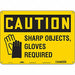 Safety Sign 10 in x 14 in Aluminum