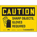 Safety Sign 5 in x 7 in Vinyl