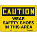 Safety Sign 10 in x 14 in Aluminum