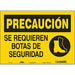 Safety Sign 10 inx14 in Vinyl