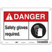Safety Sign 7 inx10 in Polyethylene