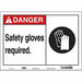 Safety Sign 10 in x 14 in Vinyl