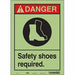 Safety Sign 14 in x 10 in Glow Vinyl