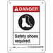 Safety Sign 7 in x 5 in Polyethylene