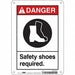 Safety Sign 10 in x 7 in Polyethylene