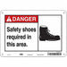Safety Sign 7 inx10 in Polyethylene