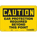 Safety Sign 7 in x 10 in Aluminum
