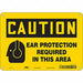 Safety Sign 7 in x 10 in Aluminum