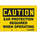 Safety Sign 7 in x 10 in Vinyl
