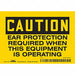 Safety Sign 3 1/2 inx5 in Vinyl