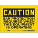 Safety Sign 5 in x 7 in Vinyl