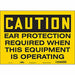 Safety Sign 10 in x 14 in Vinyl