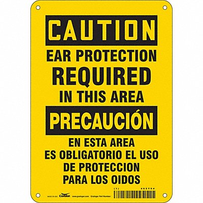 Safety Sign 10 inx7 in Aluminum