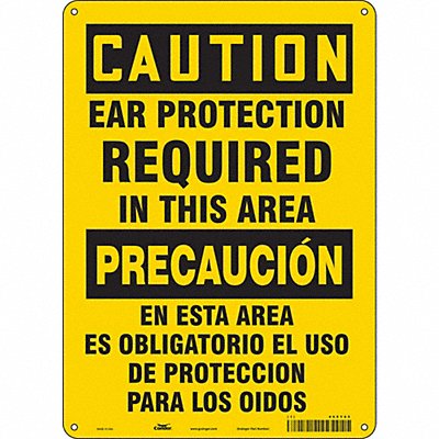 Safety Sign 14 in x 10 in Aluminum